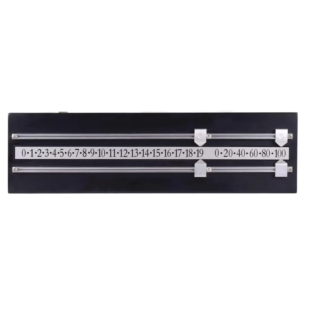 CROWN ME Billiard Socreboard Black