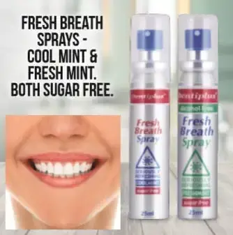 Dentiplus Fresh Breath Spray FRESHMINT 25ml - Sugar Free Alcohol Free (3) — 25 ml