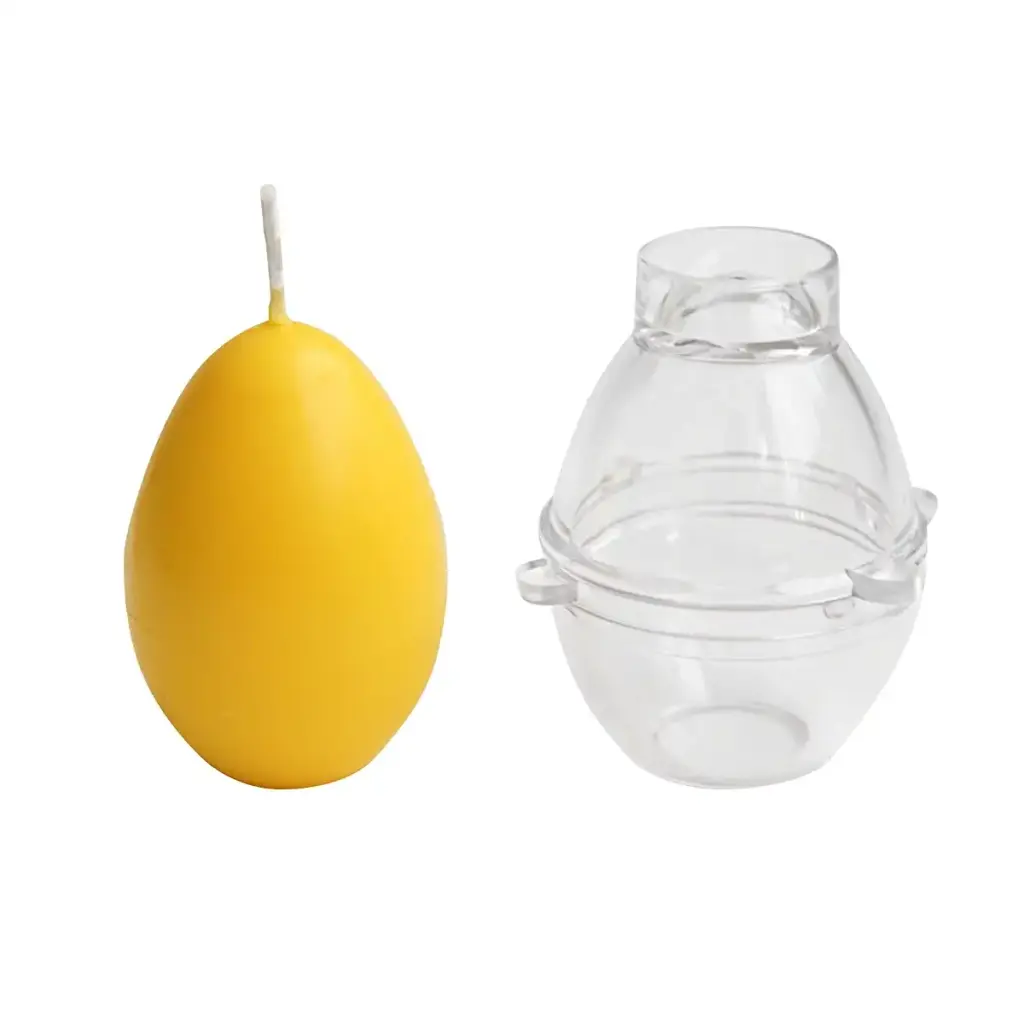 des bougies d'oeufs - Silicone portable flexible artisanat r utilisable | pinte ovale cr ative bougies faites la main de silicone polyvalent