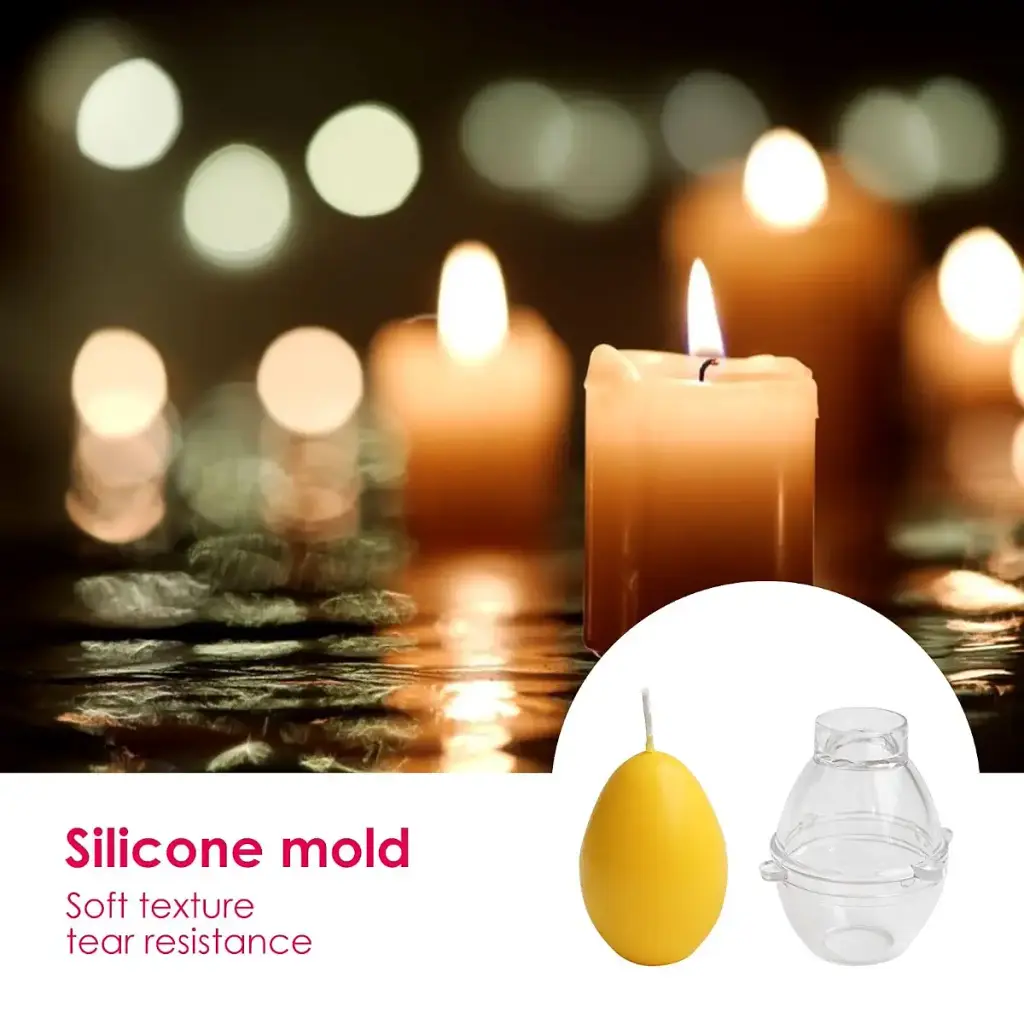 des bougies d'oeufs - Silicone portable flexible artisanat r utilisable | pinte ovale cr — Sports Nutrition