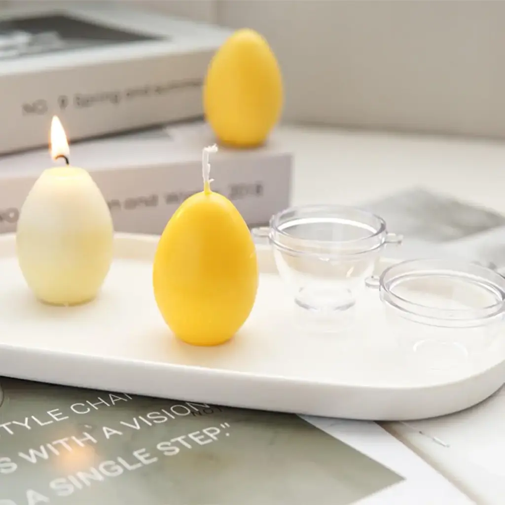 des bougies d'oeufs - Silicone portable flexible artisanat r utilisable | pinte ovale cr — Sports Nutrition