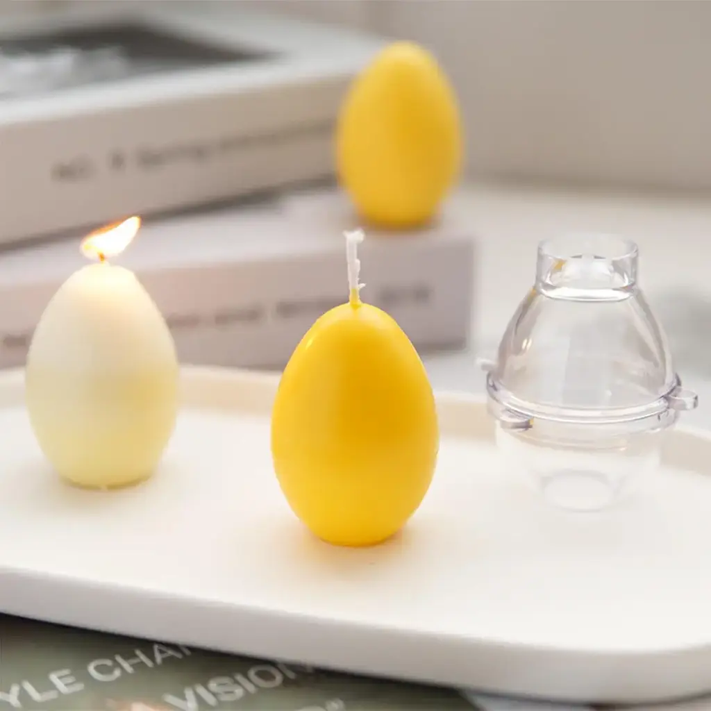 des bougies d'oeufs - Silicone portable flexible artisanat r utilisable | pinte ovale cr — Sports Nutrition