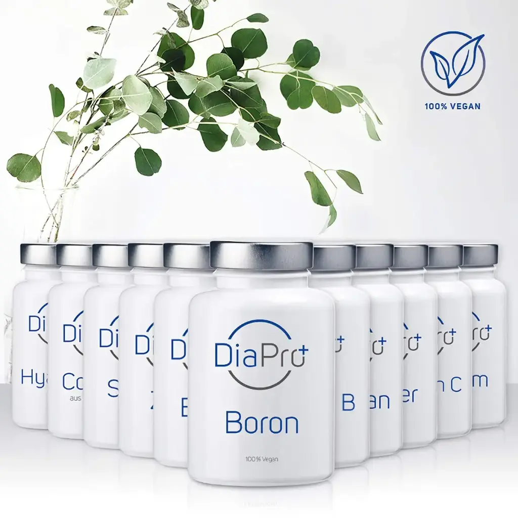 DiaPro Boron High-dose boron tablets with 3 mg boron per tablet from sodium borate 365 — DiaPro