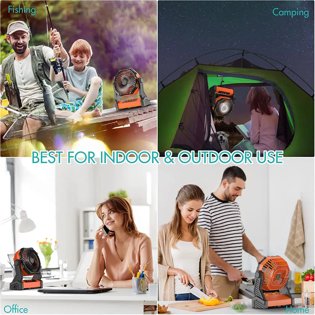 Dr.Chop D11 10000mah Camping Fan, view 8
