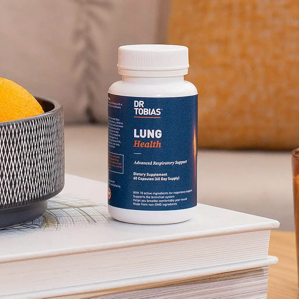 Dr. Tobias Lung Health, Lung Support Supplement, Lung Cleanse & Detox Formula Includes — pack of 60