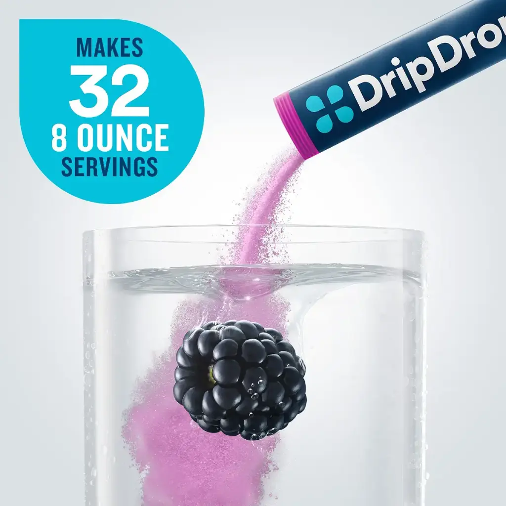 DripDrop ORS Hydration - Electrolyte Powder Packets - Watermelon, Berry, Orange, Lemon — Powder