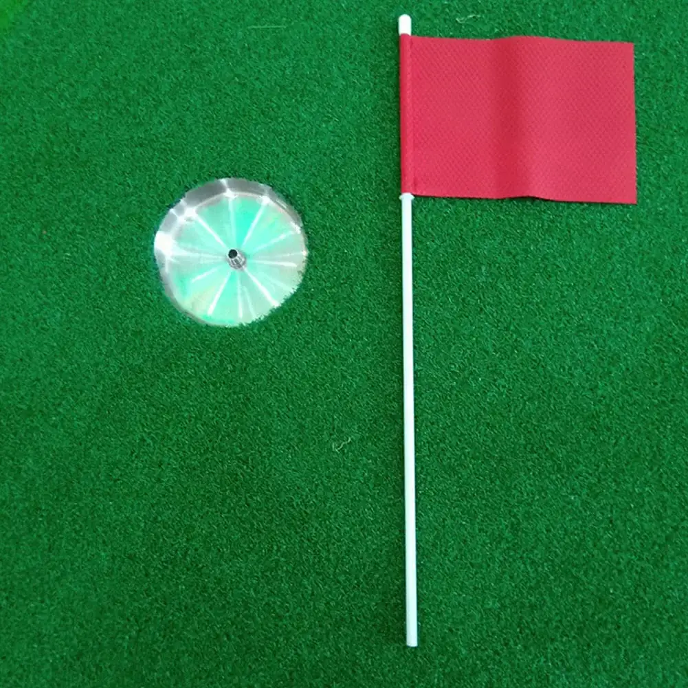 EKDJKK Golf Flagsticks Mini, Putting Green Flag for Yard, Trainging Accessory Practice — Golf