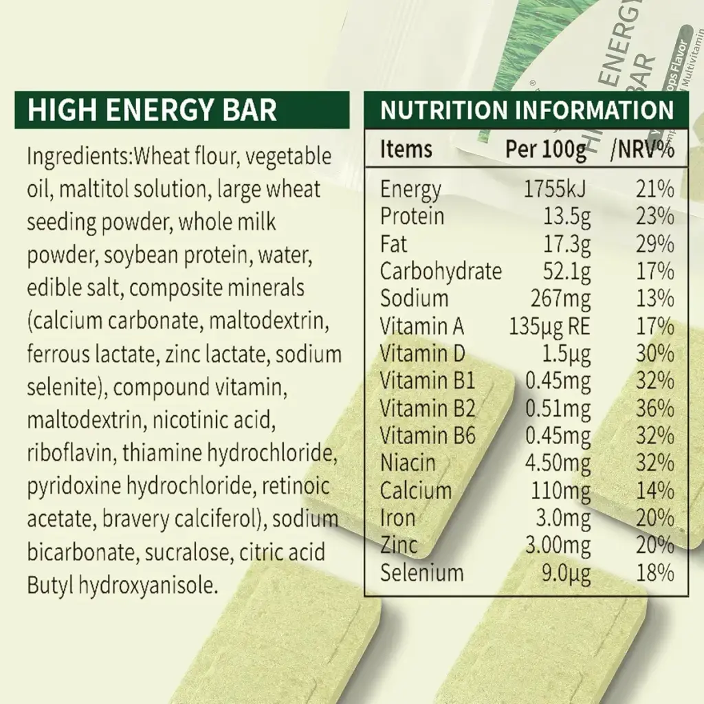 Emergency food ration ration bar harvesting taste survival energy seal supply for outdoor — Sports Nutrition