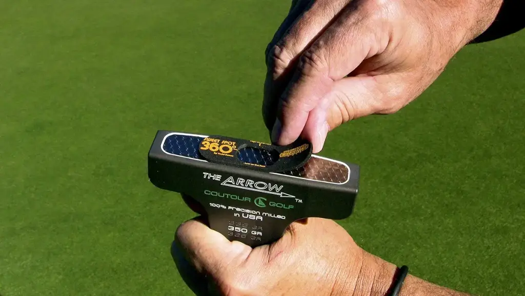 EyeLine Golf Sweet Spot 360 Degree - Training Aid to Set up Perfect Stroke for The Putter — Golf