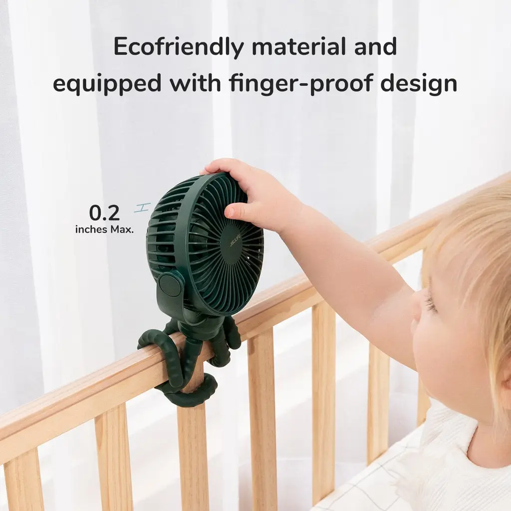 JisuLife Stroller Fan 1, view 9