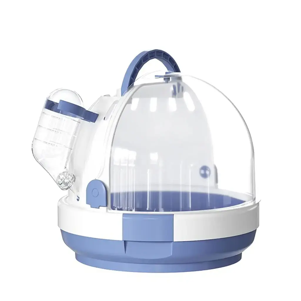 FackLOxc Portable Carrier Parrots Carry Case Cage For Travel&Outdoor Safe Door Lock Small — Pet