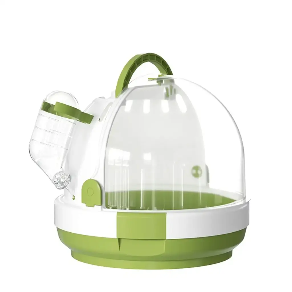 FackLOxc Portable Carrier Parrots Carry Case Cage For Travel&Outdoor Safe Door Lock Small — FackLOxc