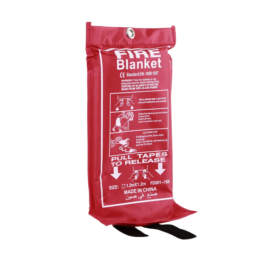 Fire Blanket Kitchen, Fire Blanket Fire Suppression Blanket, Fire Blanket Emergency, Emergency Survival Safety Cover for Kitchen, Fiberglass Blanket 39x39 inches, by C Crystal Lemon 1