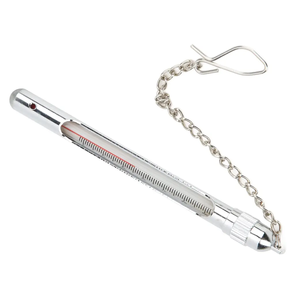 Fishing Thermometer, Practical Sturdy Sustainable Stream Water Temperature Measurement Tool Lightweight for Fly Fishing