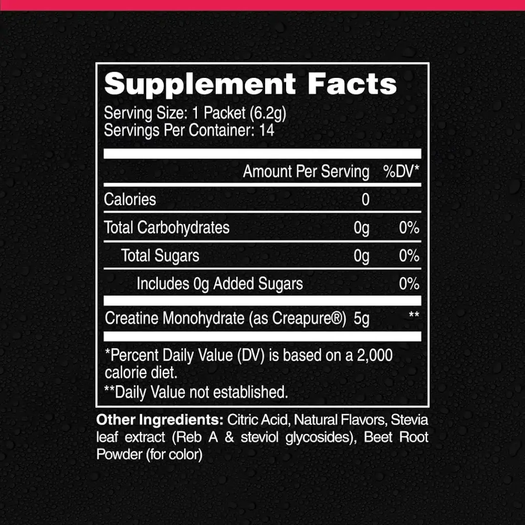 FITAID Creatine Powder Watermelon Rush CreaPure Creatine Monohydrate ATP Production for — Powder