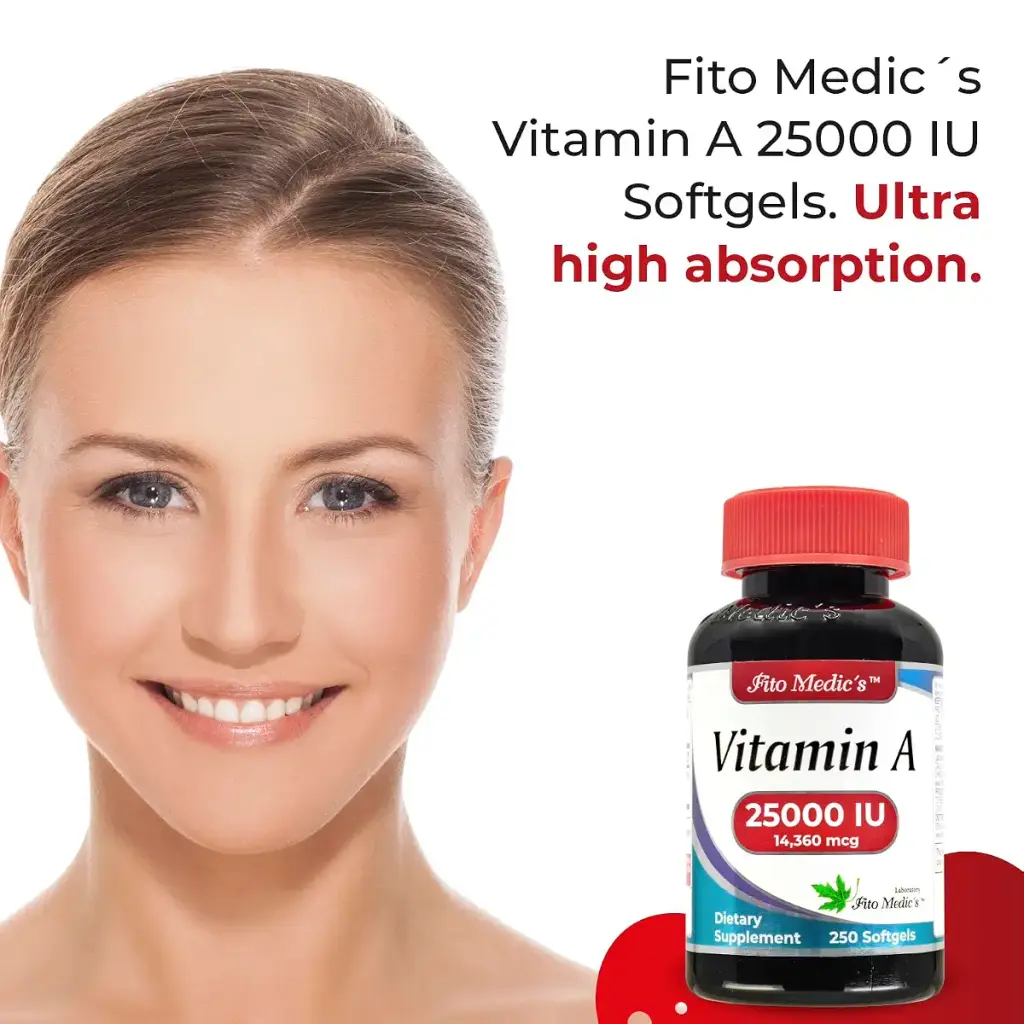 FITO MEDIC'S Lab - Vitamin a 25000 iu softgels - 250 Softgels- Ultra high Absorption — Softgels