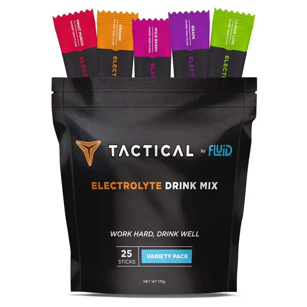 Fluid Tactical - Electrolyte Powder Packets, Accelerate Re-Hydration, Low Sugar — Powder