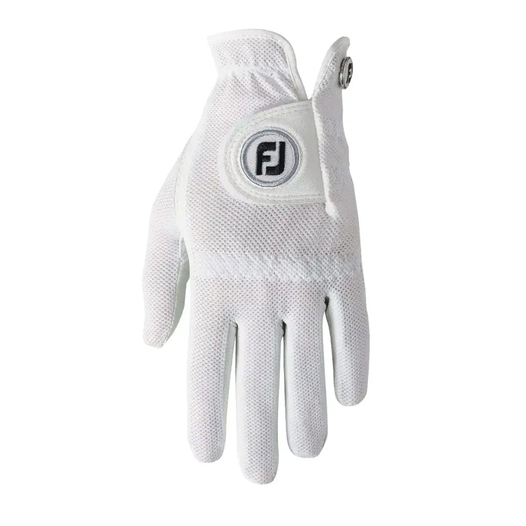 FootJoy Women's StaCooler Golf Gloves (White) Pearl Medium Left — Golf