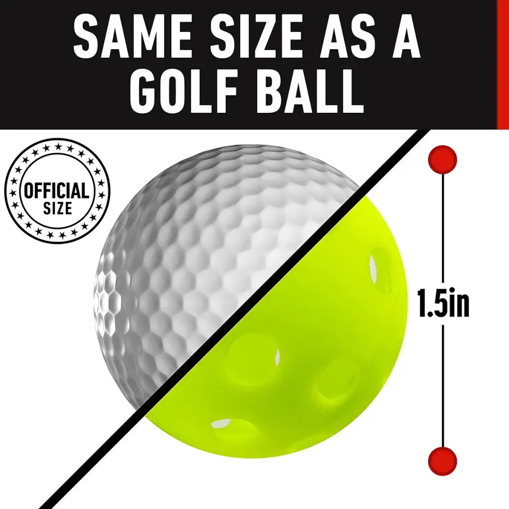 Franklin Sports Golf Balls Official Size Indoor or Outdoor Golf Training Restricted Ball — Franklin Sports