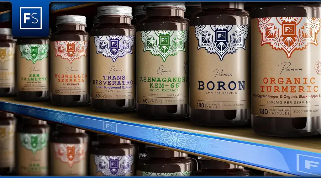FS Boron | 180 Boron Supplements - High Strength Vegan Boron Tablets 6mg Boron per — pack of 180