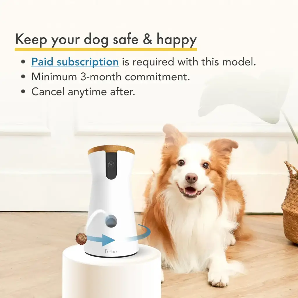 Furbo 360 Dog Camera w/Subscription Premium Safety Package Smart Camera Designed for Dogs — Furbo