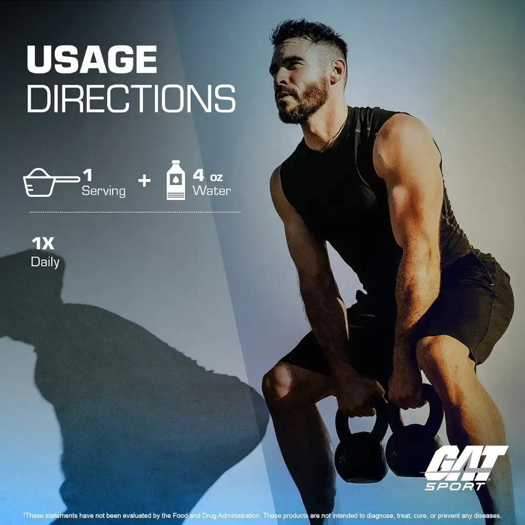 GAT SPORT Creatine Monohydrate Powder 150 Grams Strength Brain Health GLP1 Support — Unflavoured