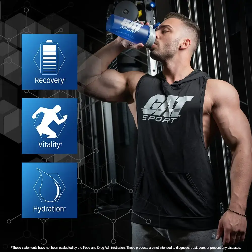 GAT Sport Flexx EAAs + Hydration, Essential Amino Acids with BCAAs, Blue Razz, 30 Servings — Sports Nutrition