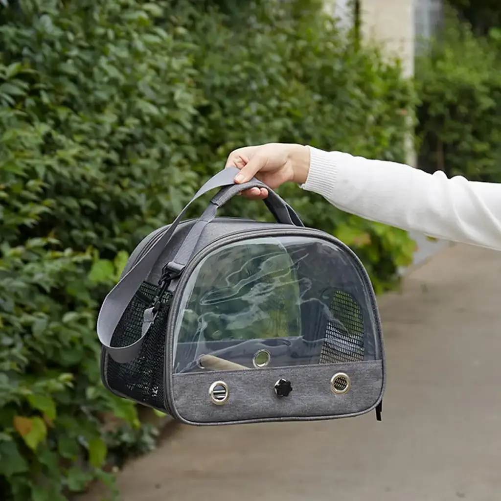 Gecheer Bird Carrier Bird Backpack Carrier Portable Folding Oxford Cloth Bird Bag Parrot — Pet