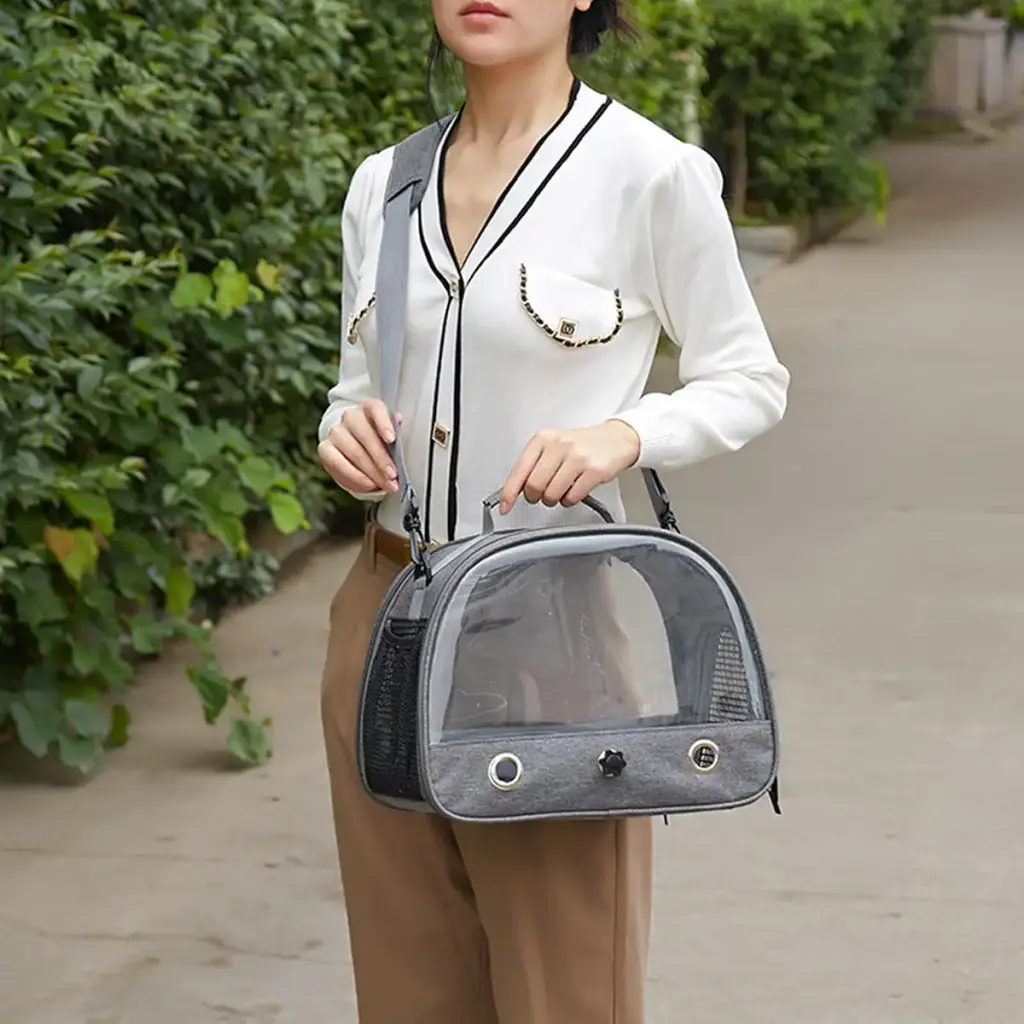 Gecheer Bird Carrier Bird Backpack Carrier Portable Folding Oxford Cloth Bird Bag Parrot — Pet