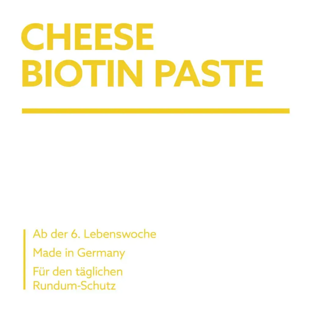 GimCat Cheese Biotin Paste - With aromatic cheese zinc and linseed oil for fur skin and — 50 g