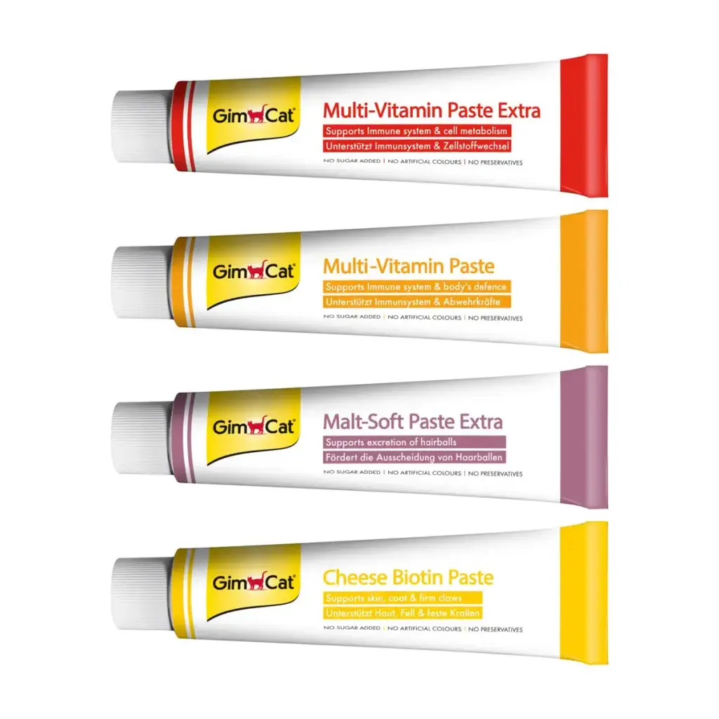 GimCat Cheese Biotin Paste - With aromatic cheese zinc and linseed oil for fur skin and — Pet
