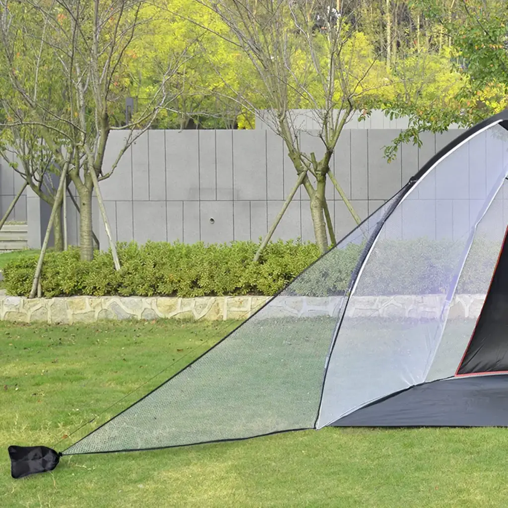Golf Barrier Net with 2 Packs Golf Mesh Side Net Attachment Golf Cage Net Golf Triangle Side Wings Golf Barrier Wing Net for All Golf Nets by Galileo Sports 8.5x6in