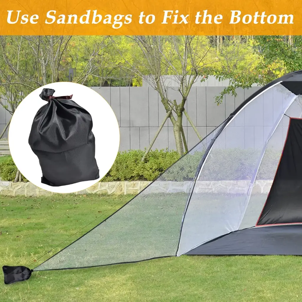 Golf Barrier Net with 2 Packs Golf Mesh Side Net Attachment Golf Cage Net Golf Triangle — Golf