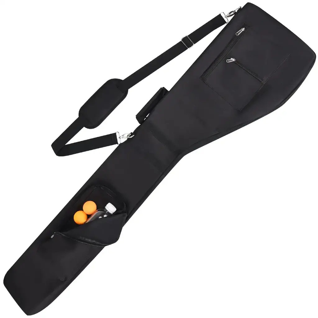 Golf Carry Bag, Portable Driving Range Carrier Foldable Golf Club Bag, Water Resistant Mini Golf Bag Multi Colors, Gift for Men Women Golfer Customizable Black