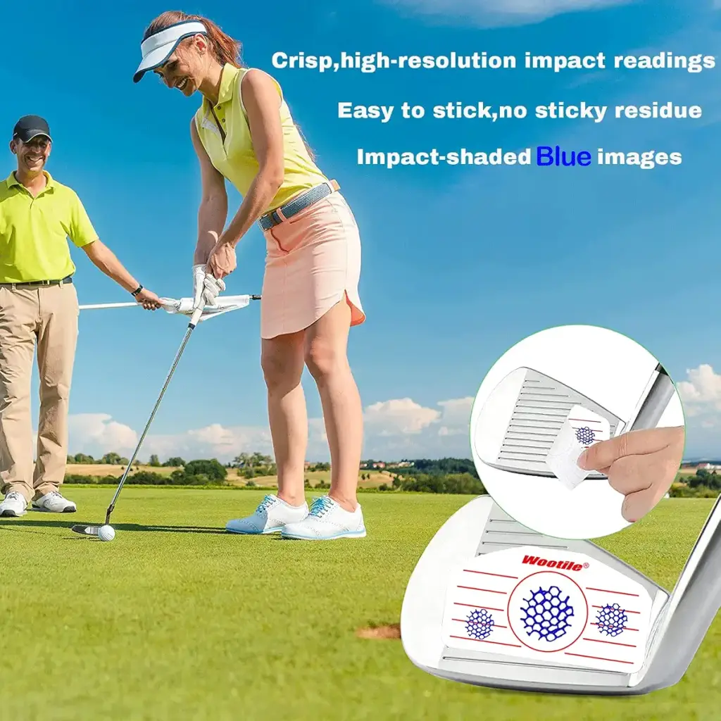 Golf Driver Impact Tape Labels 120Pcs Golf Impact Stickers Golf Clubs Labels for Swing — wootile