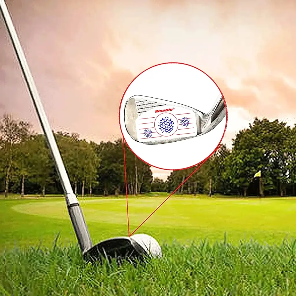 Golf Driver Impact Tape Labels 120Pcs Golf Impact Stickers Golf Clubs Labels for Swing — pack of 120