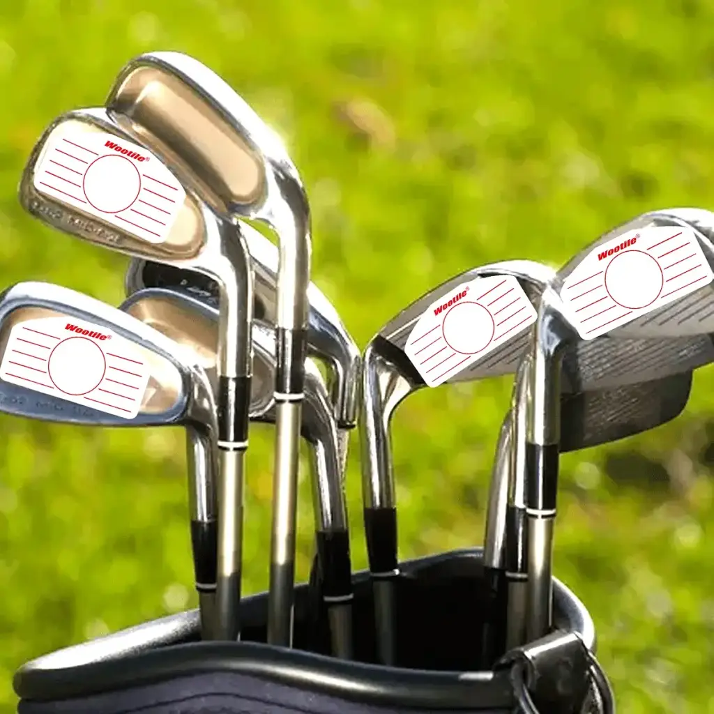 Golf Driver Impact Tape Labels 120Pcs Golf Impact Stickers Golf Clubs Labels for Swing — pack of 120