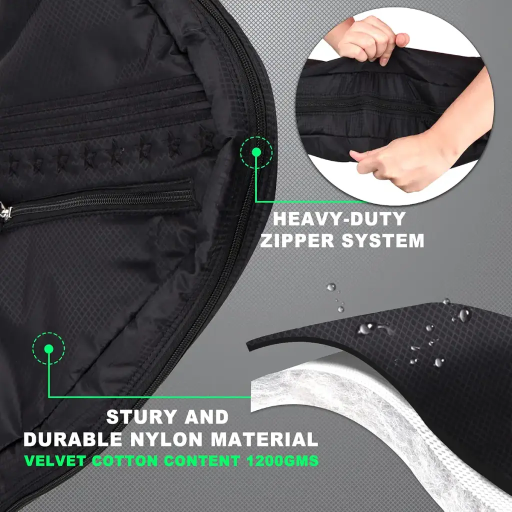 Golf Lightweight Carry Bag Foldable Sunday Bag Small Travel Bag for Driving Range Par 3 — BIG TEETH