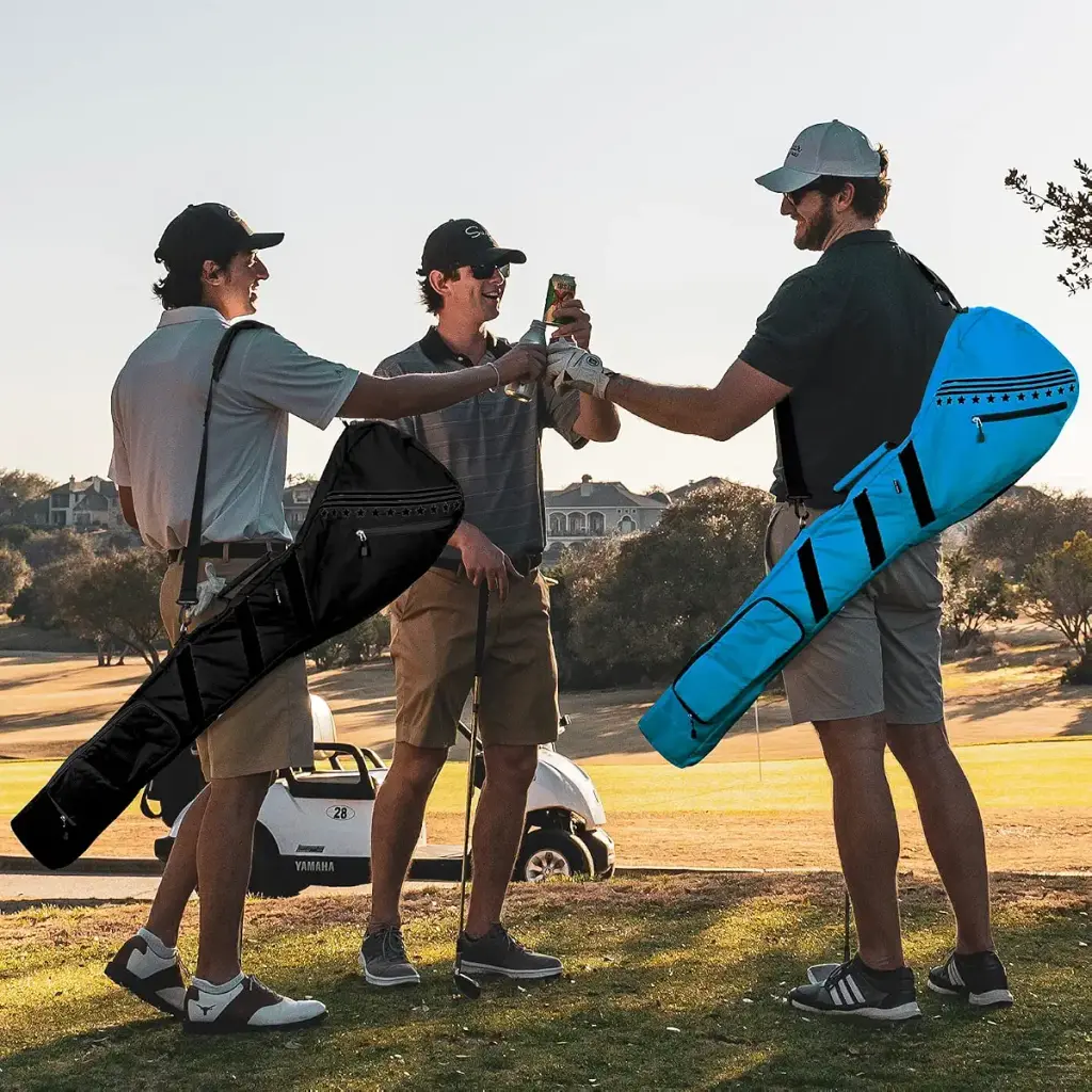 Golf Lightweight Carry Bag Foldable Sunday Bag Small Travel Bag for Driving Range Par 3 — Golf