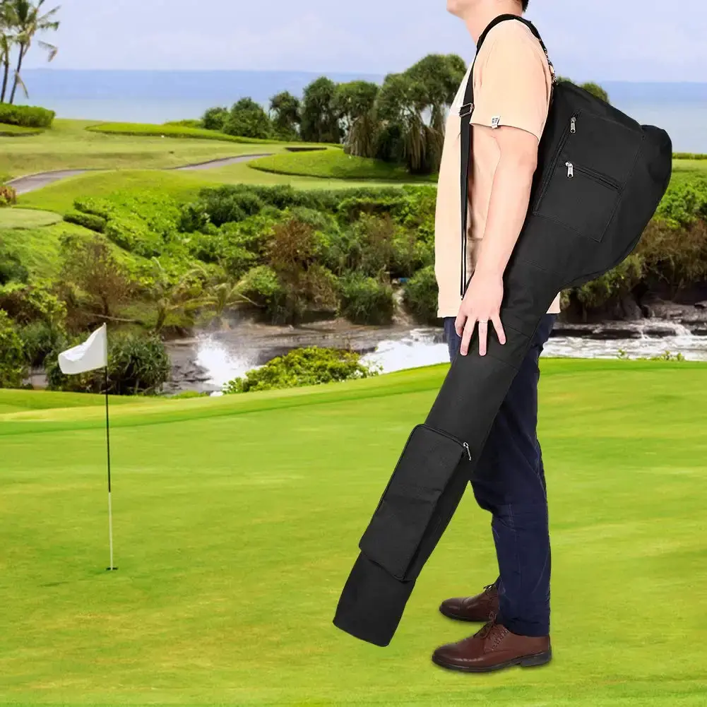Golf Sunday Bag-Driving Range Mini Course Training Practice Golf Bag Travel Case Foldable — LONGCHAO