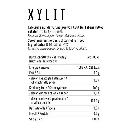 Got7 Xylitol - Natural Sugar Alcohol Sugar Substitute Suitable For FooxFluff 500 g — 500 g