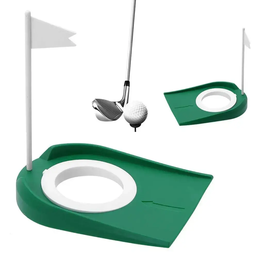 GOTOTOP Indoor Outdoor Plastic Golf Putting Cup, Golf Putter Regulation Cup Golf Putting — Golf