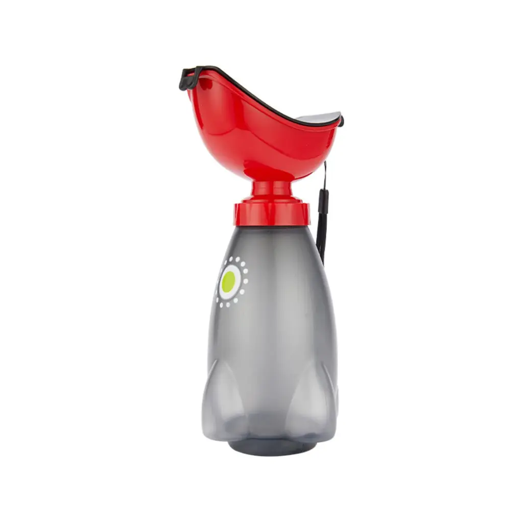 Gowgelit Female Urinal with Wide Opening, Female Urination Device with Smooth Edge, Odor Resistant Urinal for Car Camping Hiking Travel Bedside, Leakproof Pee Bottle for Women Elderly Injured (Red)