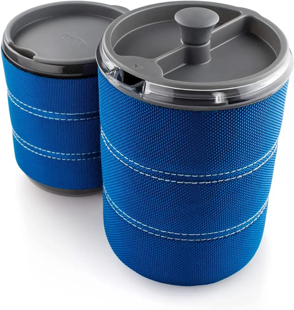GSI Outdoors Persoal 20 fl. oz. Javapress I Insulated French Press and Coffee Mug for Camp Coffee and Tea 20oz