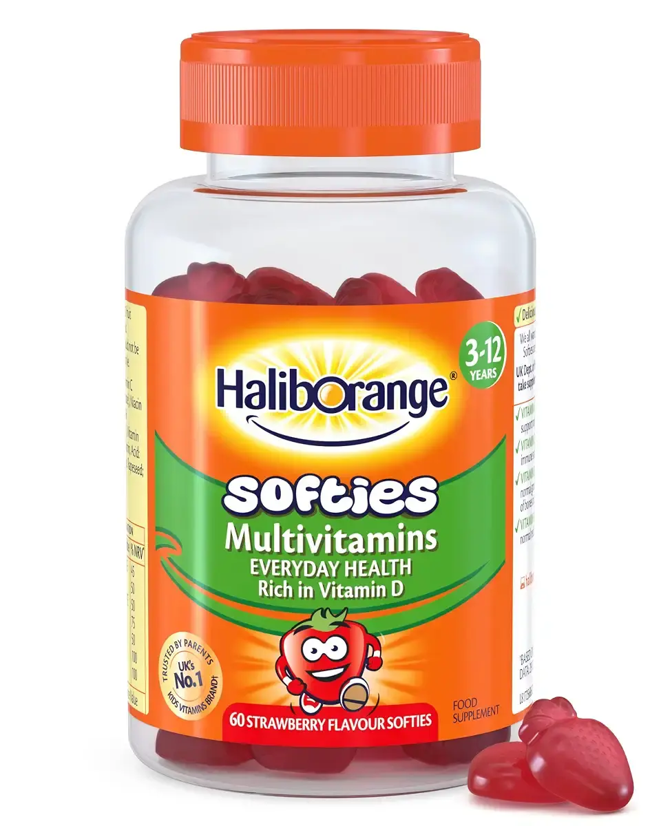 Haliborange Multivitamins Strawberry Fruit Softies Gummy 60 Multivitamins