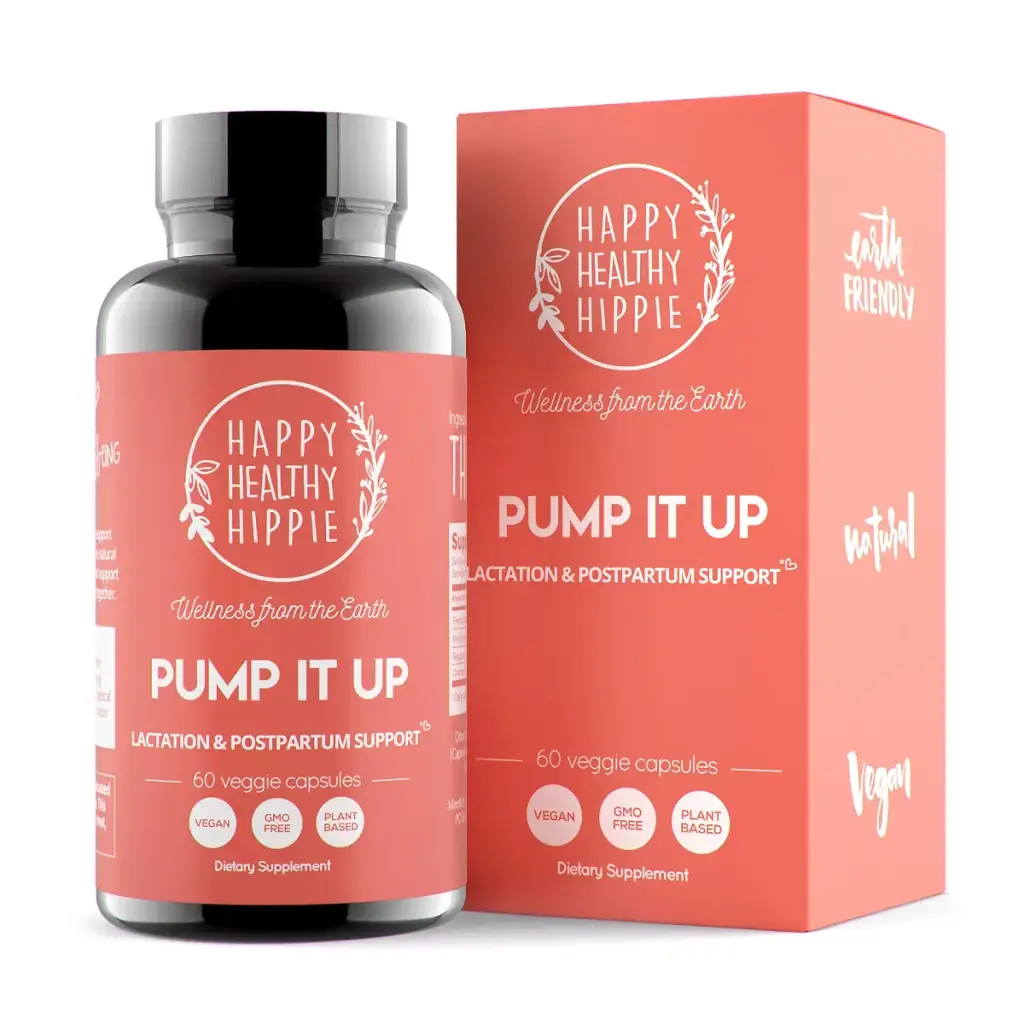 Happy Healthy Hippie Pump It Up Lactation Supplement - 60 Capsules