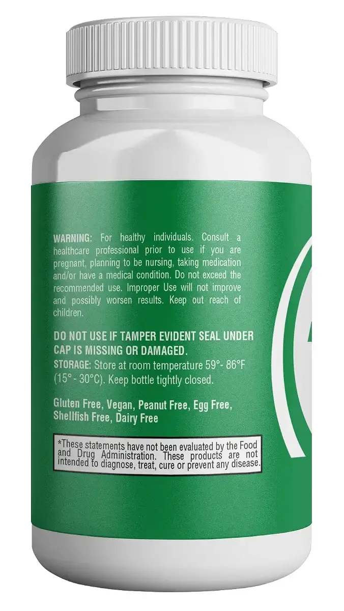 HealthLife N-Acetyl L-Cysteine (NAC) 600mg 120 Capsules - Non-GMO Gluten Free 120 Servings — 600 mg
