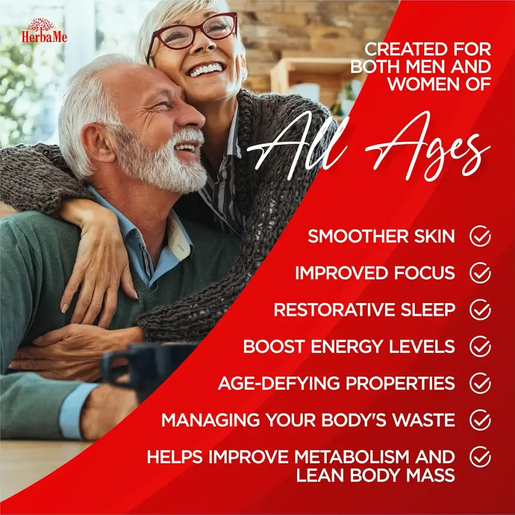 HerbaMe HGH Supplements for Men and Women, 90 Capsules - Naturally Supports Human Growth — Capsules