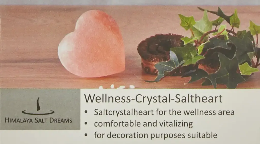 HIMALAYA SALT DREAMS - Wellness Crystal SALT HEART — Himalaya Salt Dreams