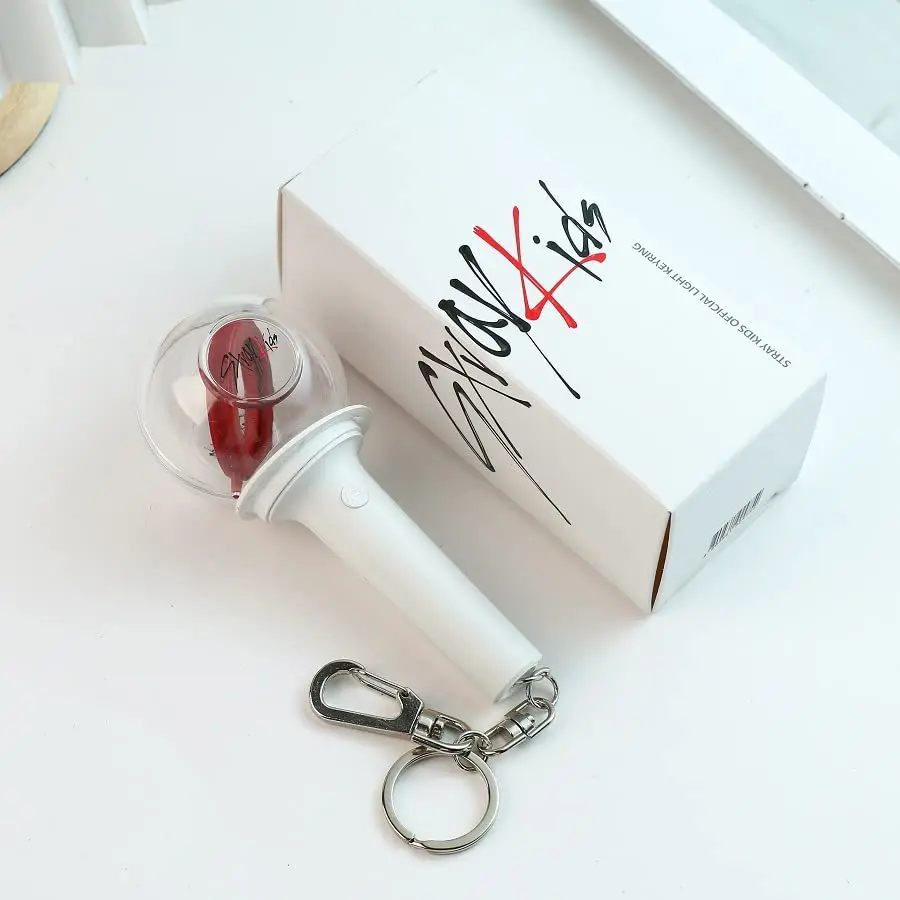 HYUNLAI Stray Kids Lightstick, Stray Kids Fans Latest Logo, Mini Glow Stick Keychain Small Light Pendant Support Stick Glow Stick Concert Star Peripheral Around